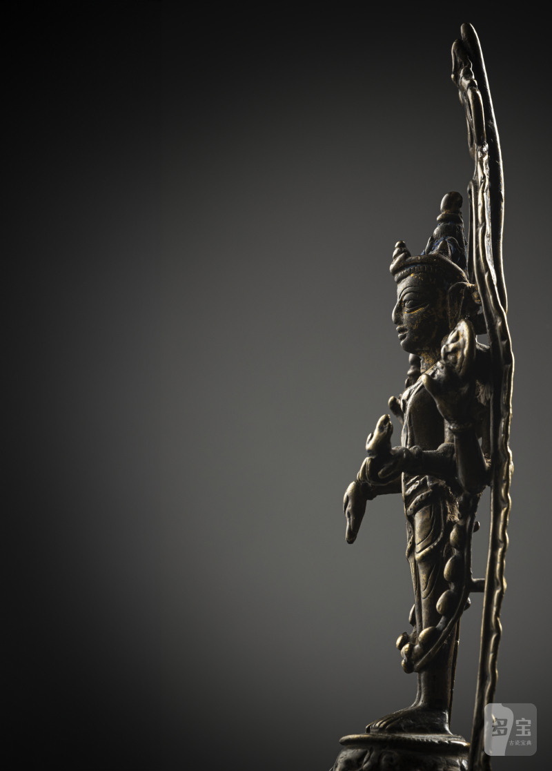 A BRONZE FIGURE OF PROBABLY VISHNU - 图3